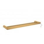 Esperia  Brushed Gold Solid Brass Double Towel Rail 600mm